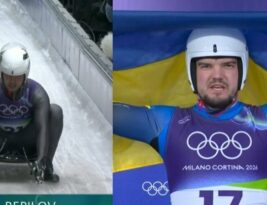 Po ruso finišo olimpiadoje – šūkis „Šlovė Ukrainai!“