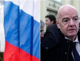 FIFA vadovas: Rusijai turėtų būti leista sugrįžti į tarptautinę futbolo areną